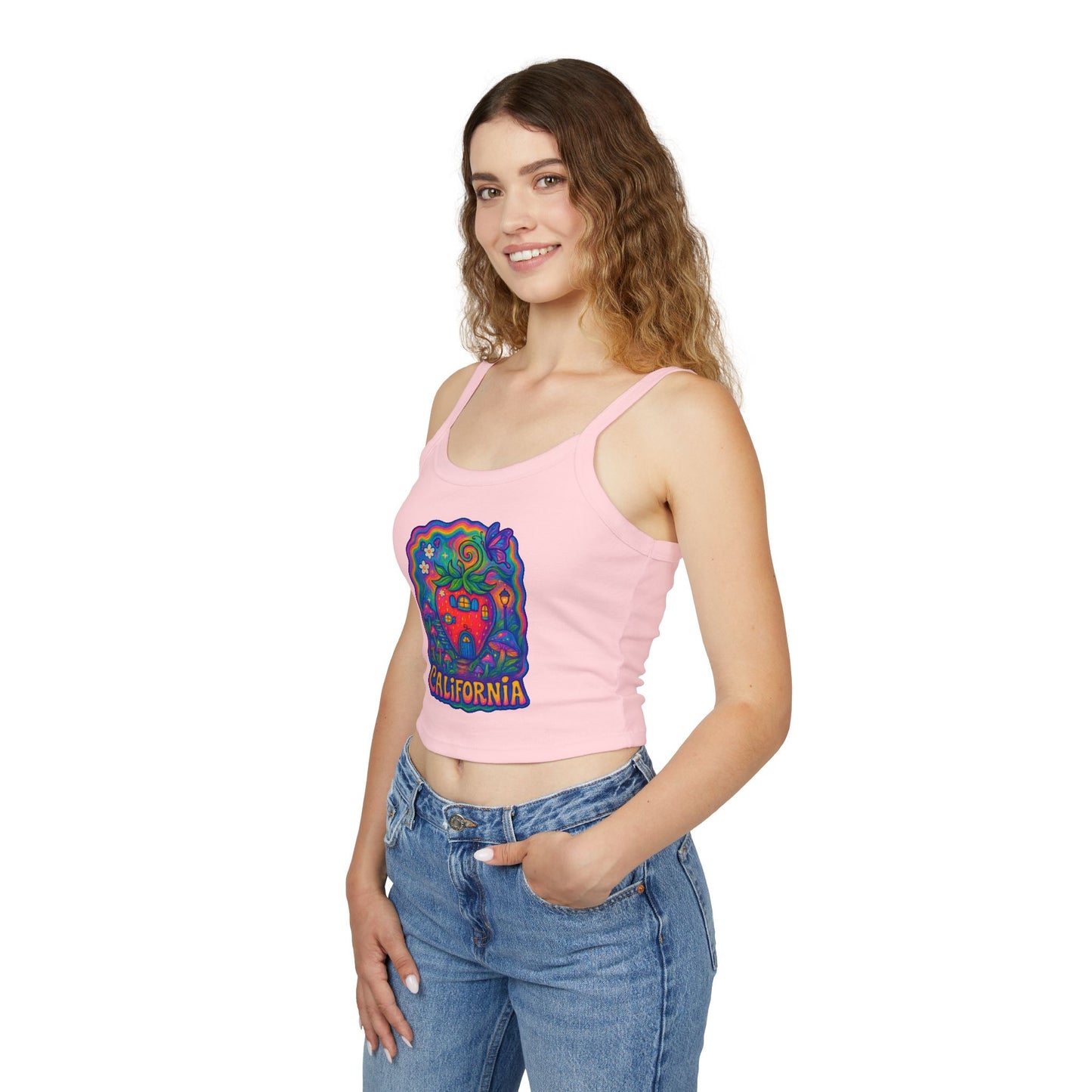 California Strawberry Cottage Tank