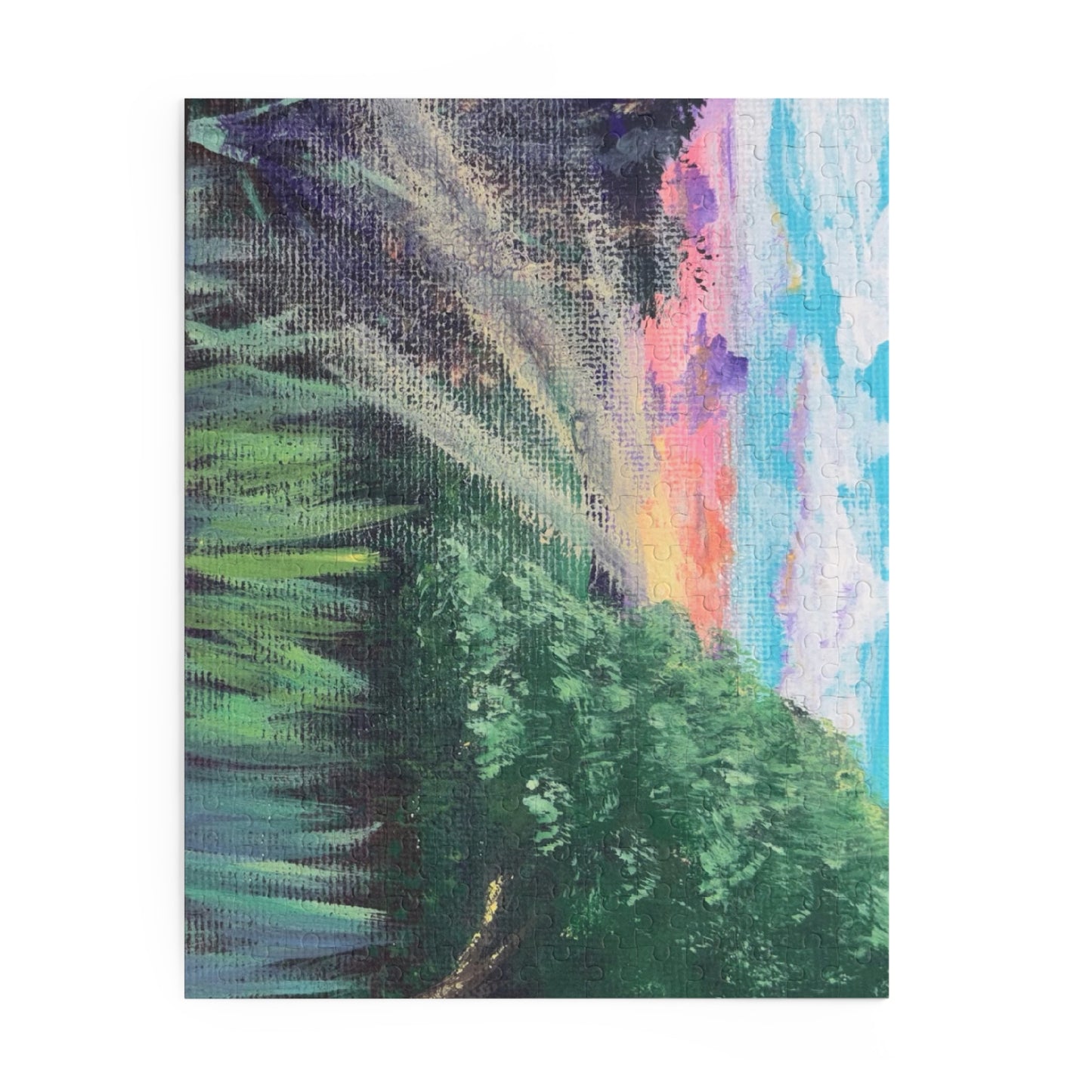 Serene Landscape Puzzle - 120/252/500 Pieces - Nature Themed Home Activity