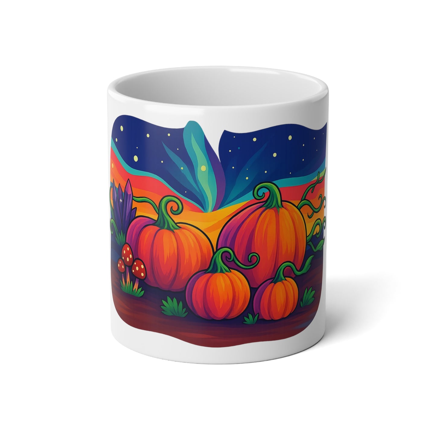 Rainbow Harvest Jumbo Mug