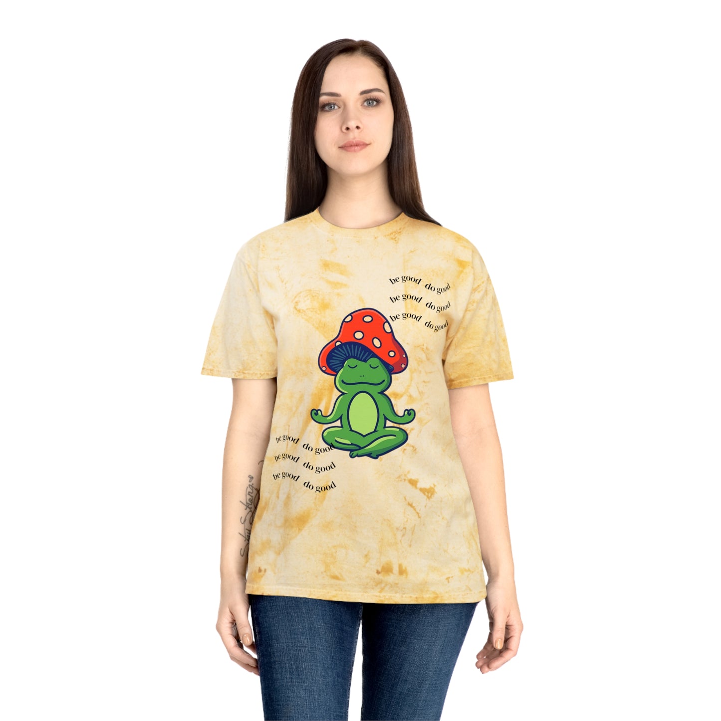 Howi the Meditating Frog Tee - "Be Good, Do Good"