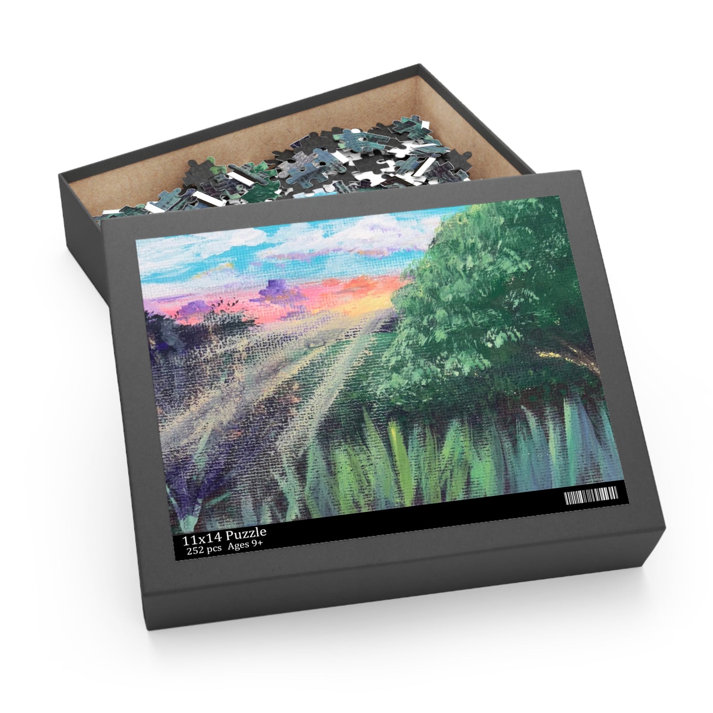 Serene Landscape Puzzle - 120/252/500 Pieces - Nature Themed Home Activity