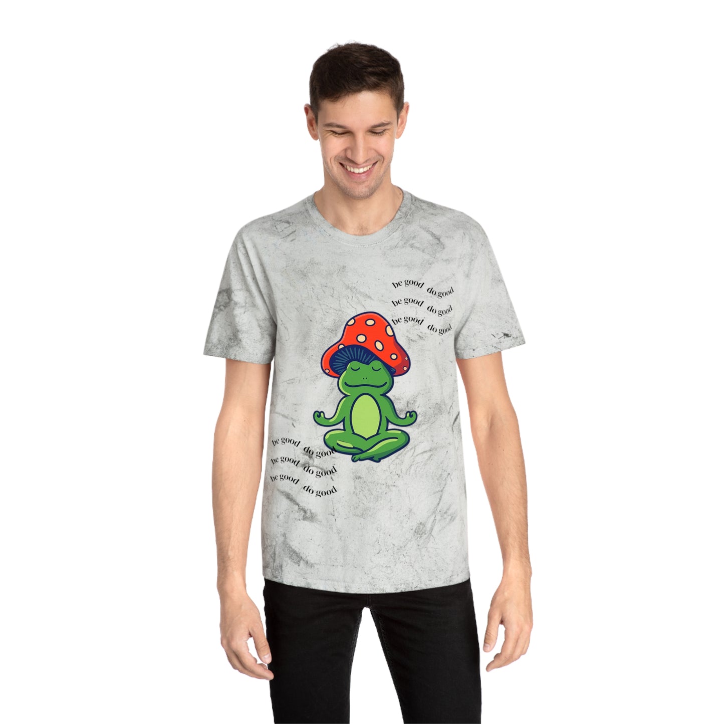 Howi the Meditating Frog Tee - "Be Good, Do Good"