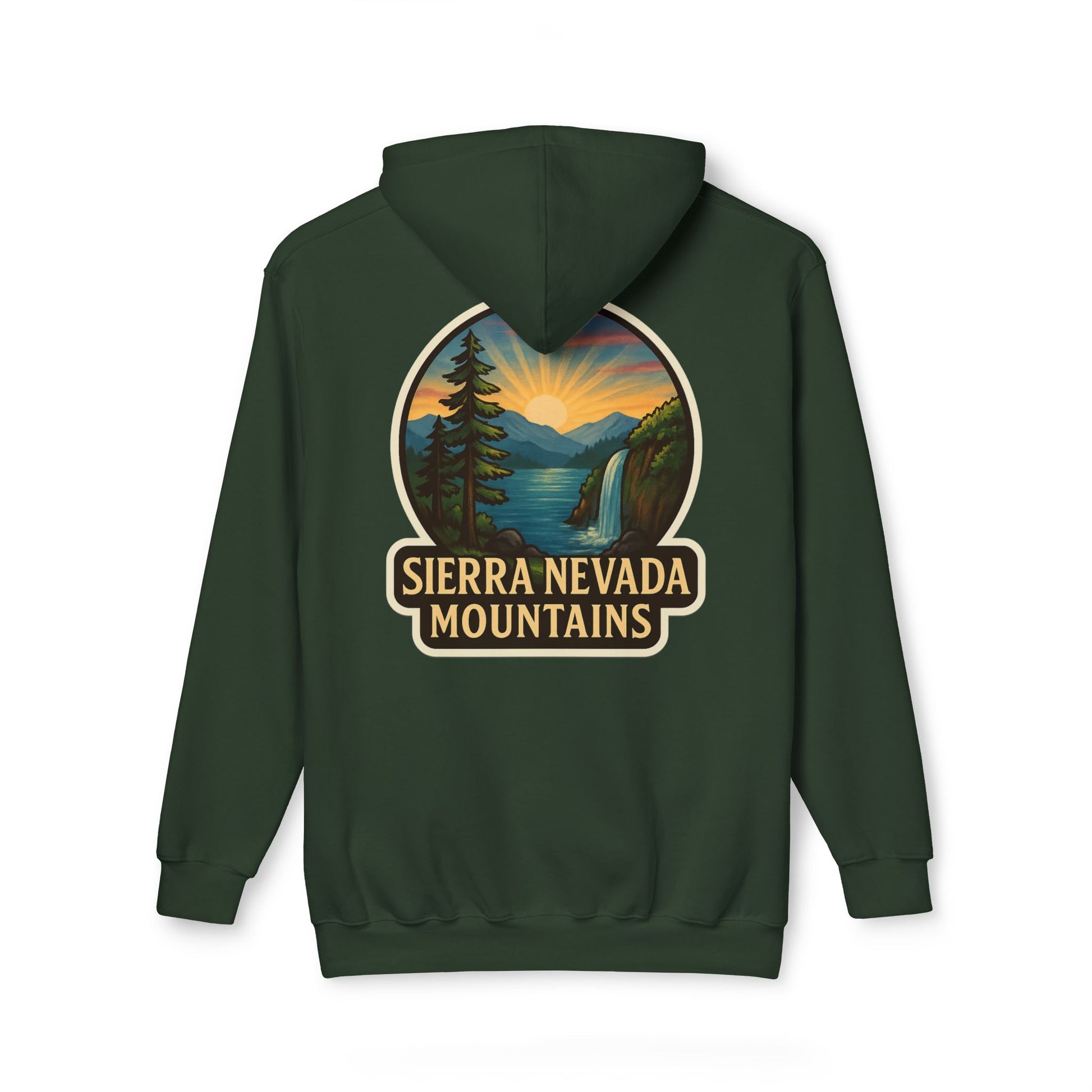 UNISEX Hoodie - Sierra Nevada Mountains Design