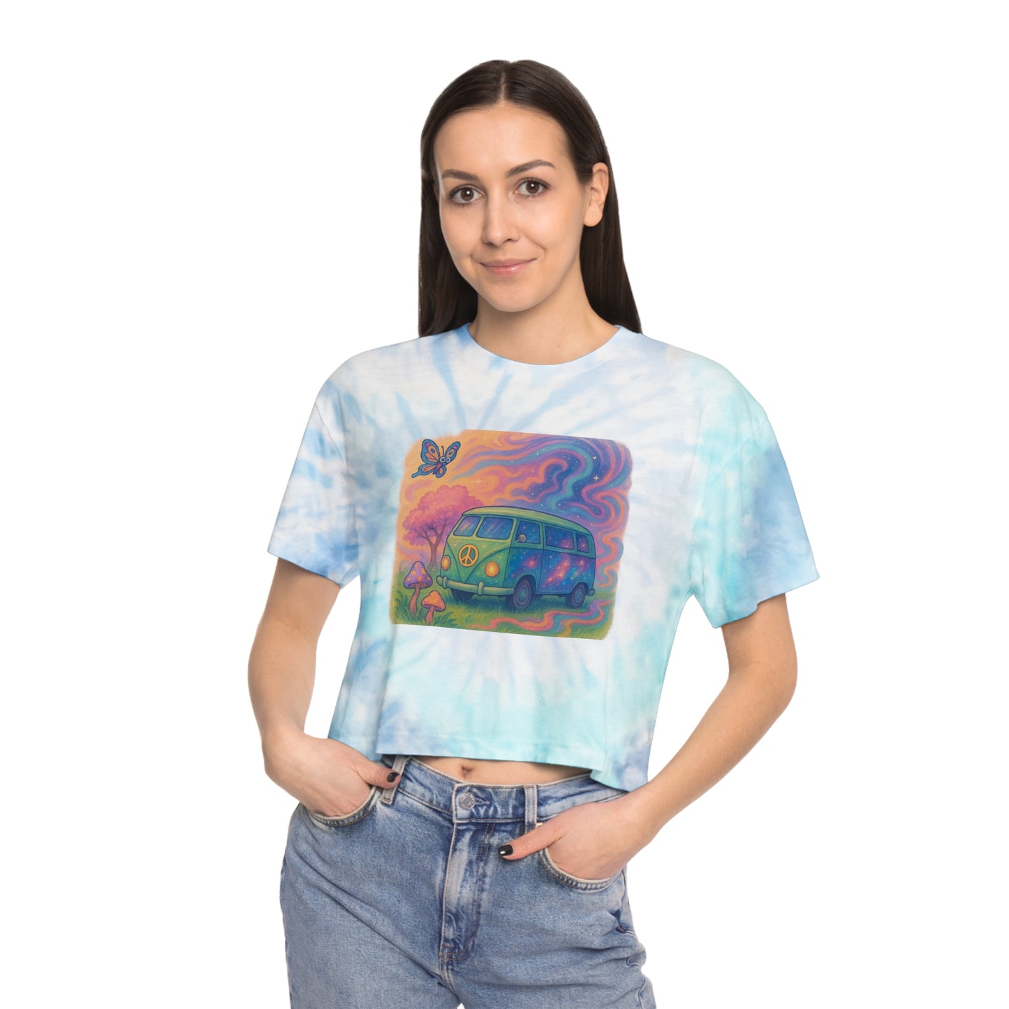 Women's Tie-Dye Crop Tee