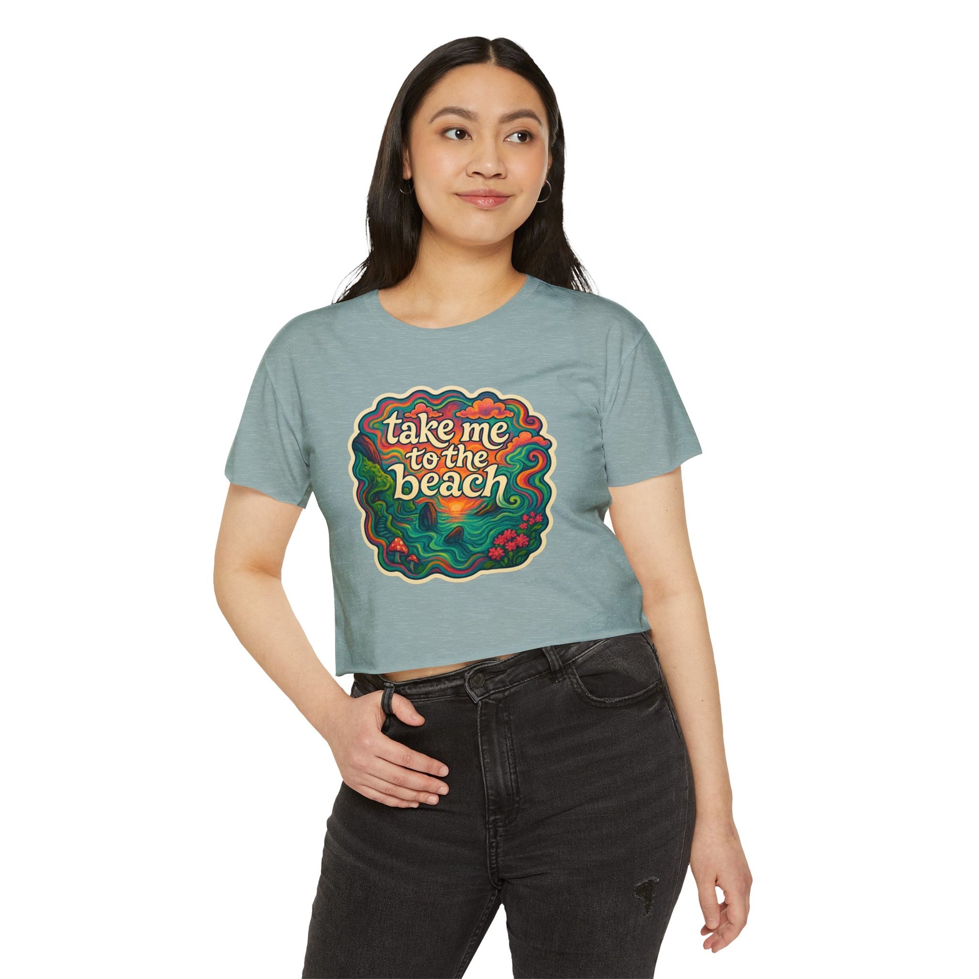 Take Me to the Beach Crop Top