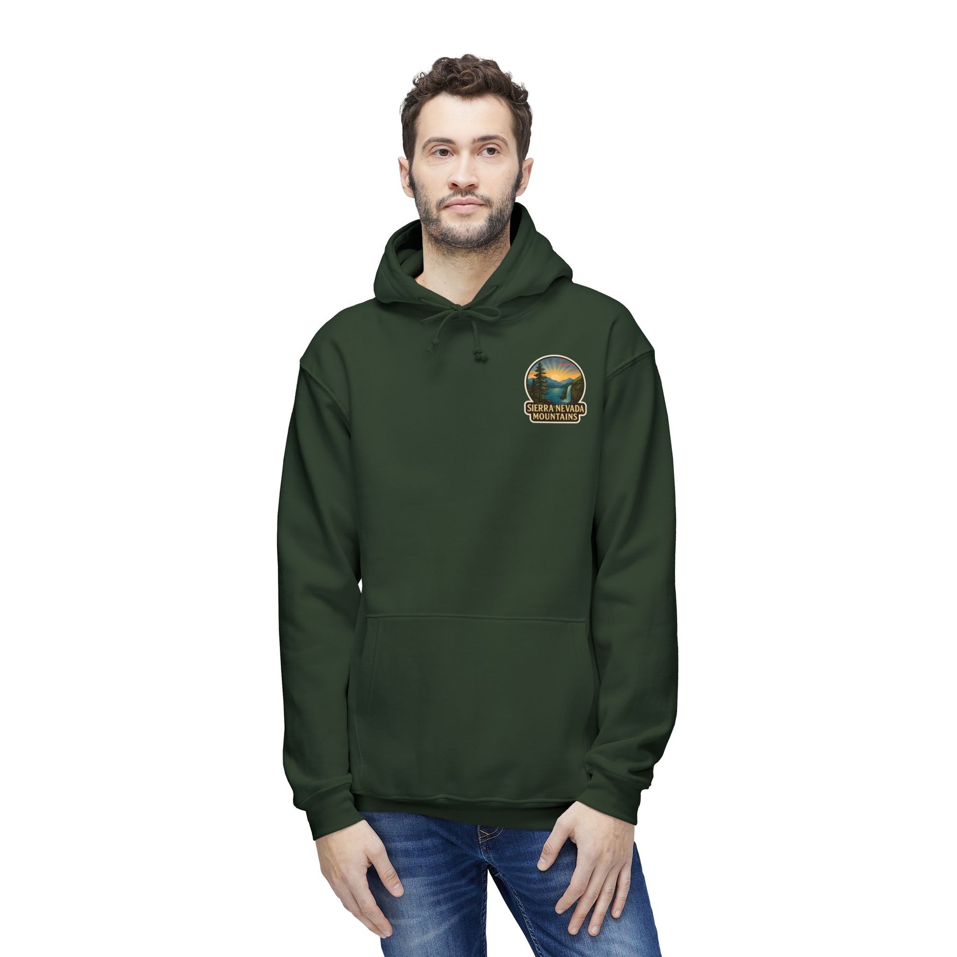 UNISEX Hoodie - Sierra Nevada Mountains Design