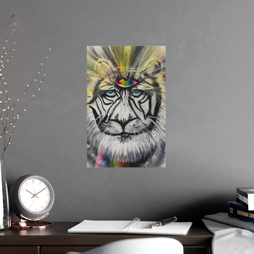 Third Eye Guardian – Cosmic Tiger Print