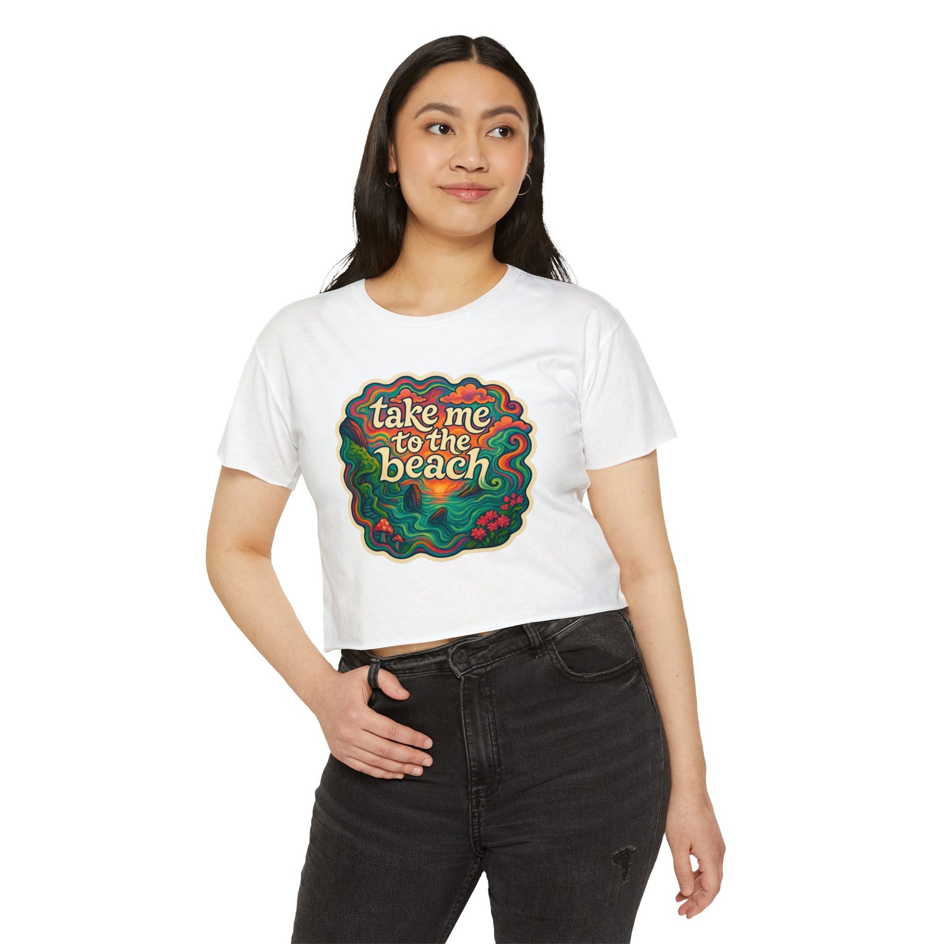 Take Me to the Beach Crop Top