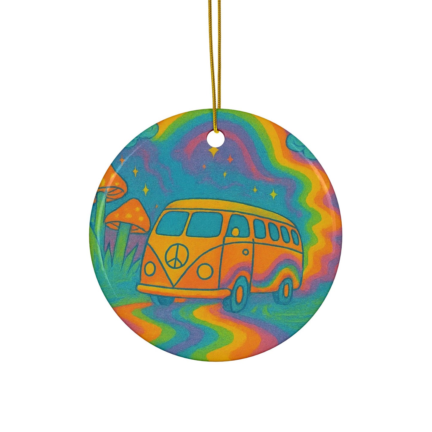 Trippy Hippie Ornament Set