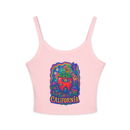 California Strawberry Cottage Tank