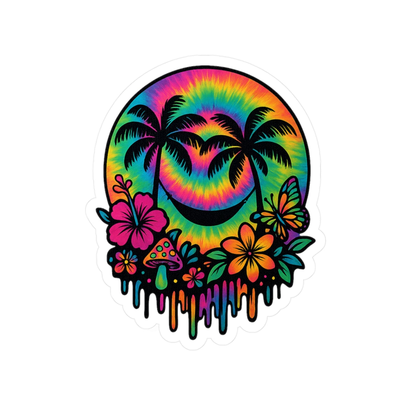 Psychedelic Paradise Sticker