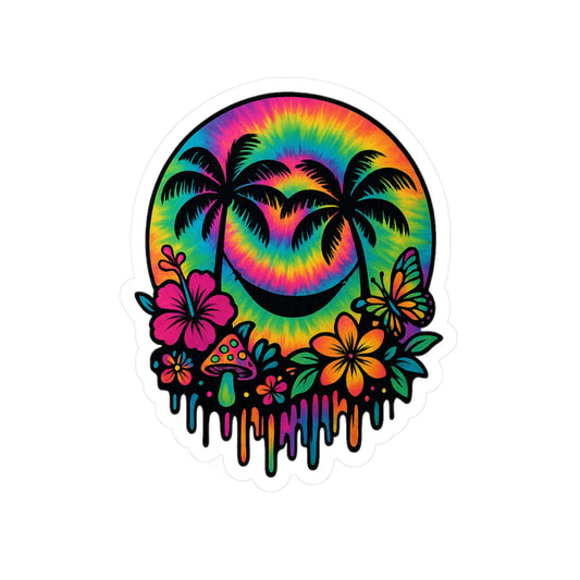 Psychedelic Paradise Sticker