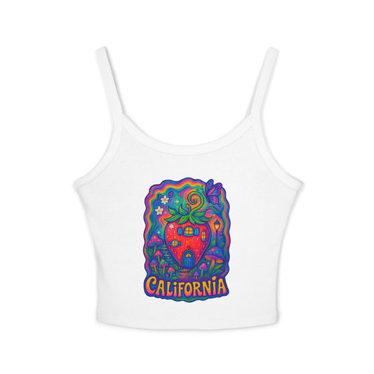 California Strawberry Cottage Tank