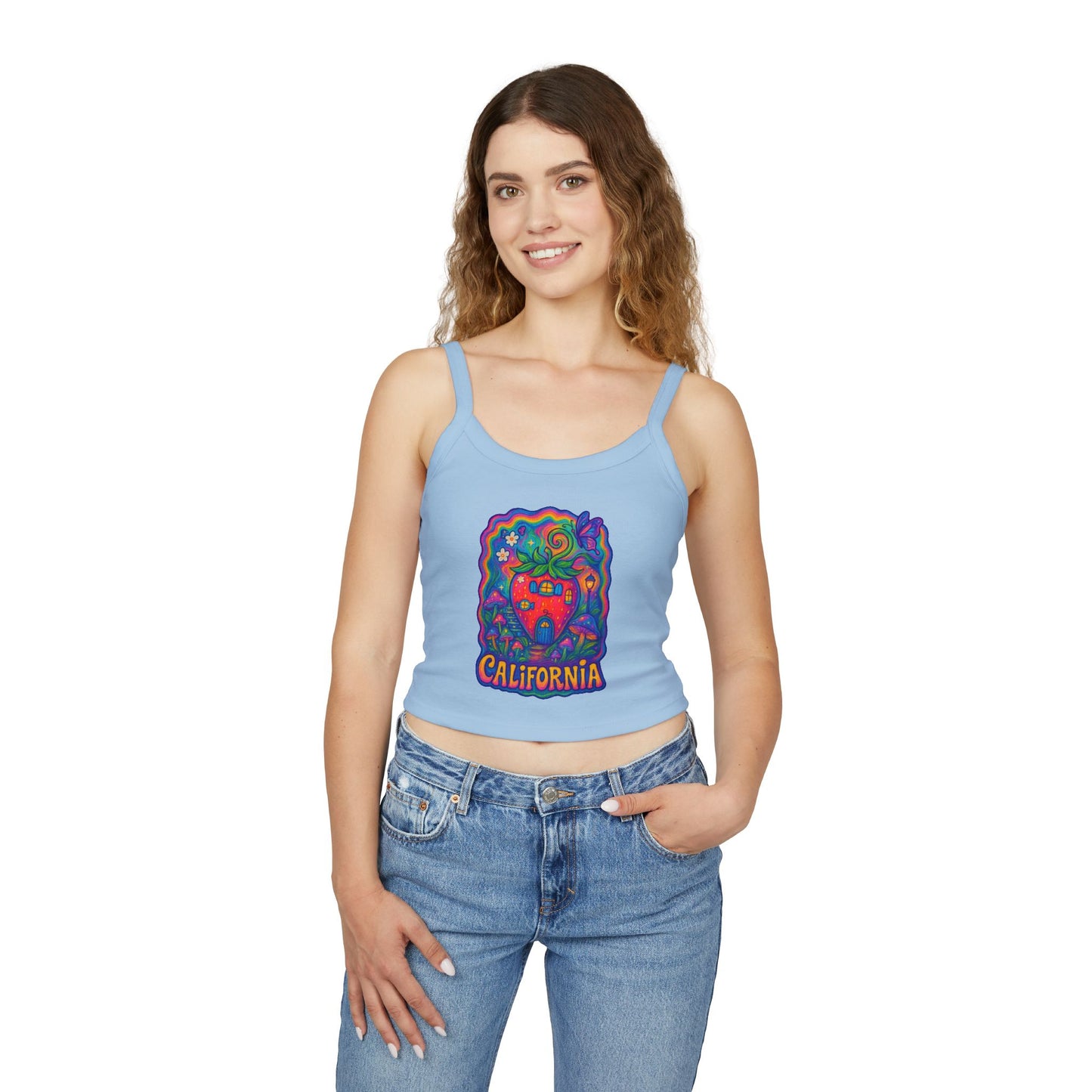 California Strawberry Cottage Tank