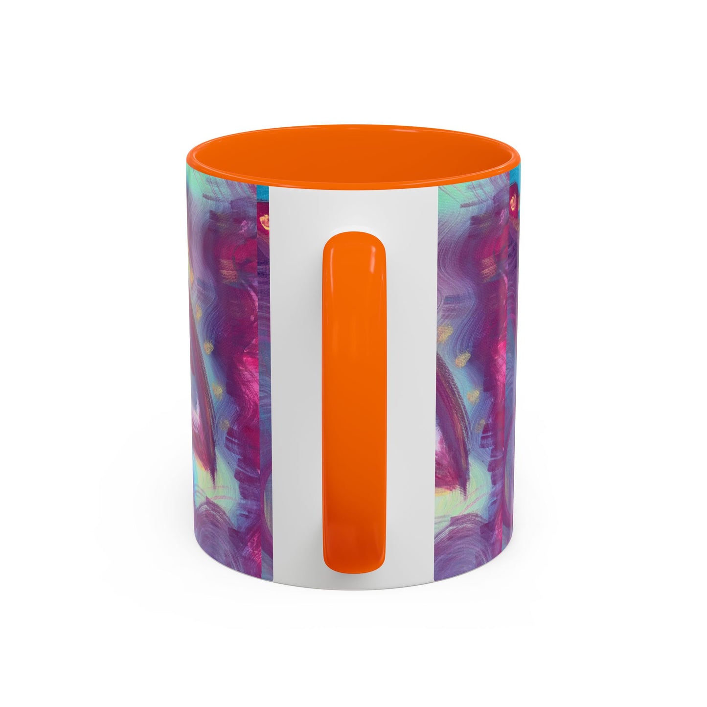 Vibrant Rainbow Accent Coffee Mug - 11oz & 15oz