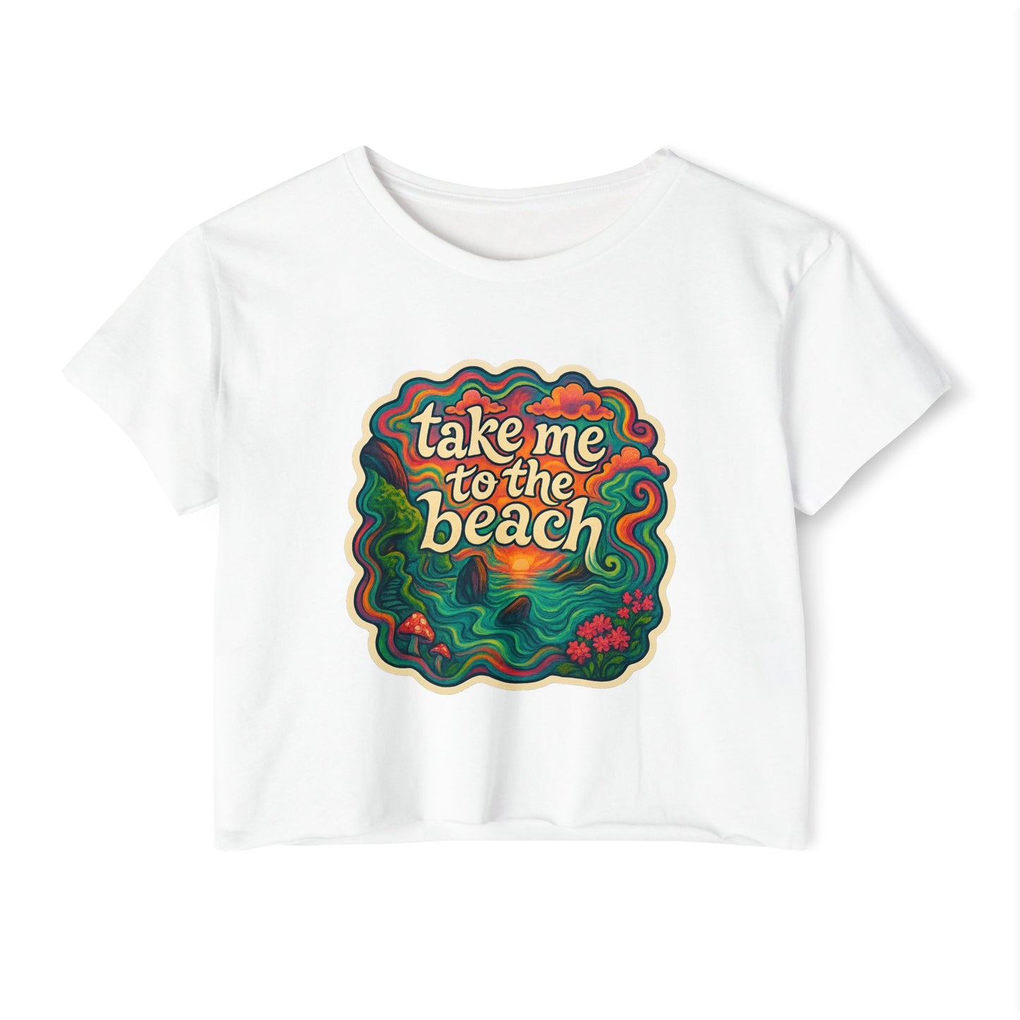 Take Me to the Beach Crop Top