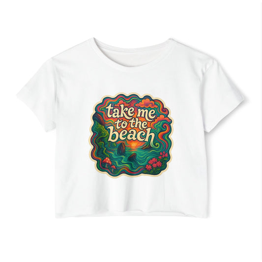 Take Me to the Beach Crop Top