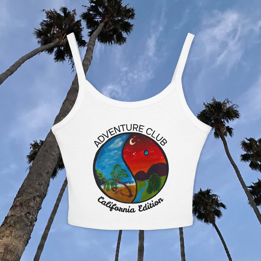 Adventure Club: Cali Edition Women's Tank Top, Summer Vibes, Beachwear, Travel Essentials, Festival Top, California Style