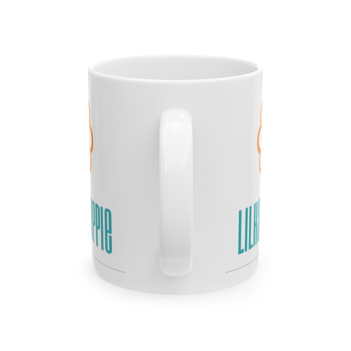 LilHappyHippie logo Ceramic Mug - 11 & 15oz - Perfect Gift for Nature Lovers