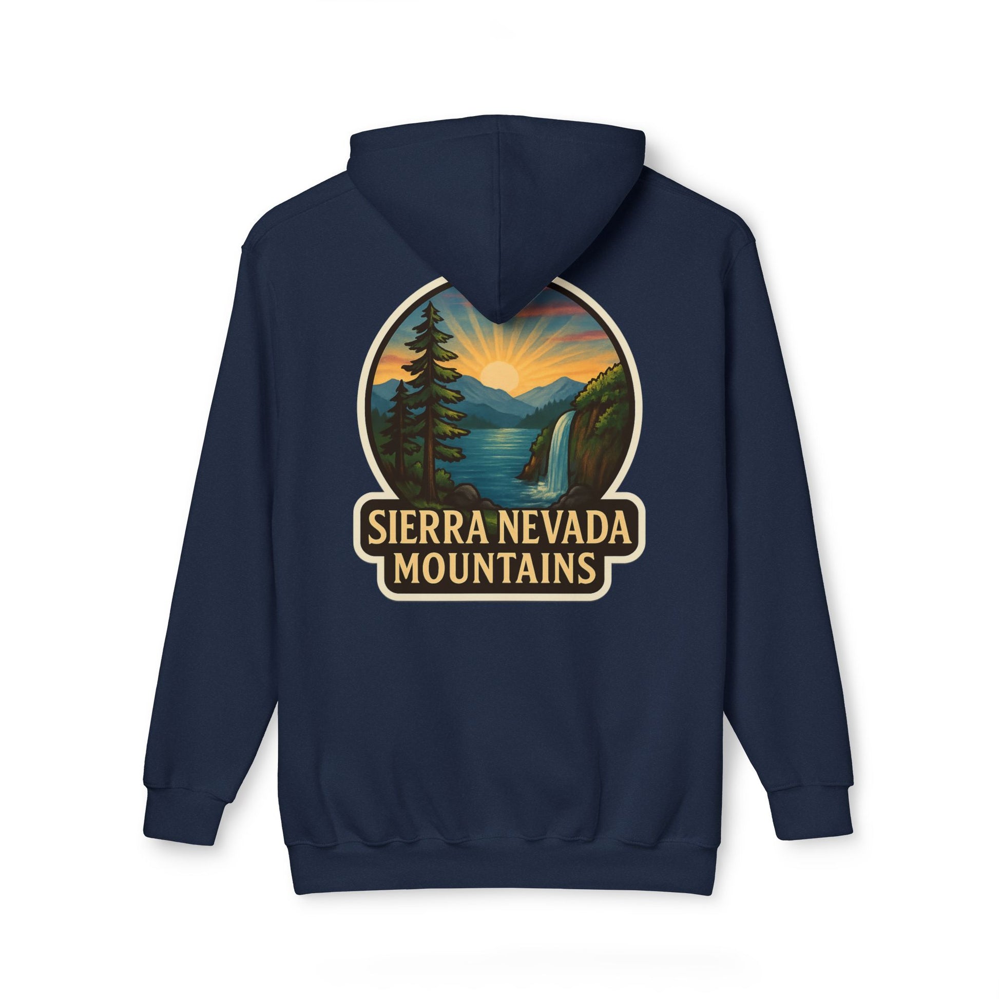 UNISEX Hoodie - Sierra Nevada Mountains Design