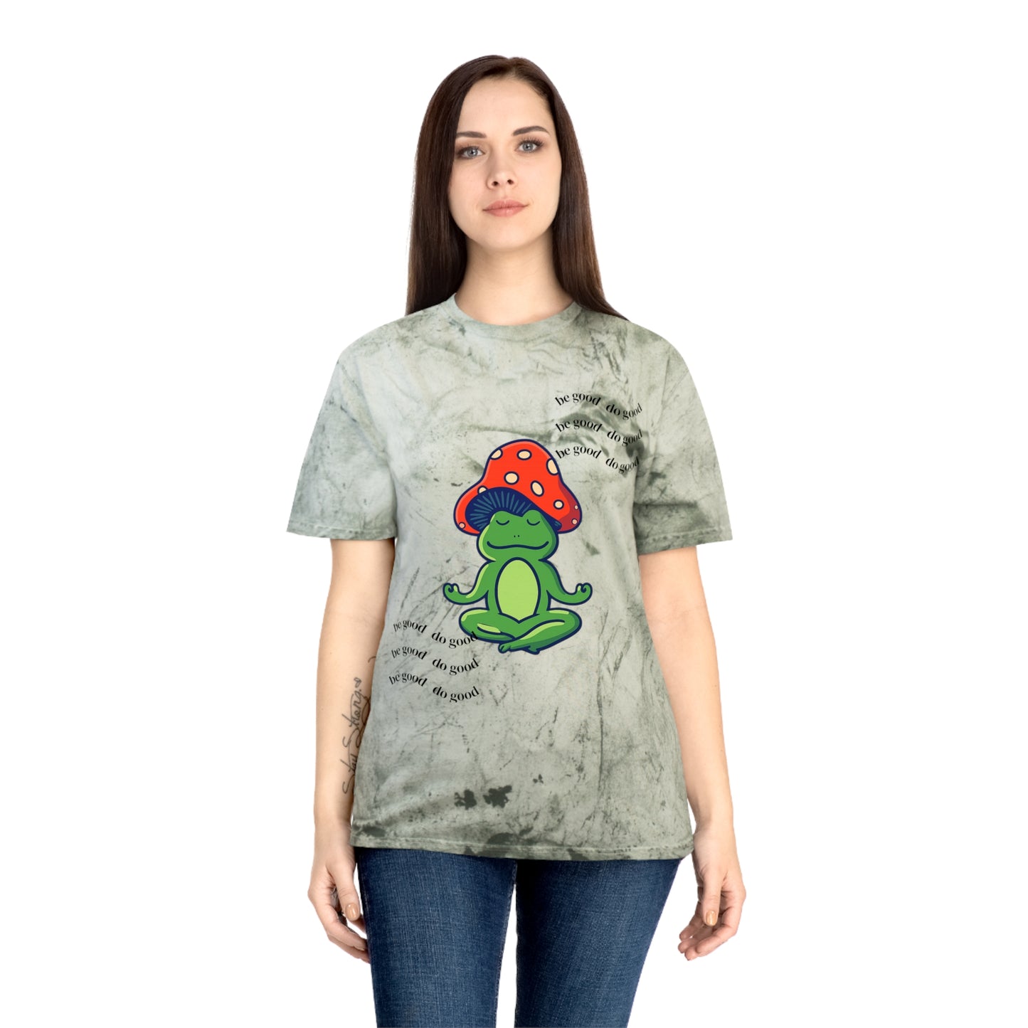 Howi the Meditating Frog Tee - "Be Good, Do Good"