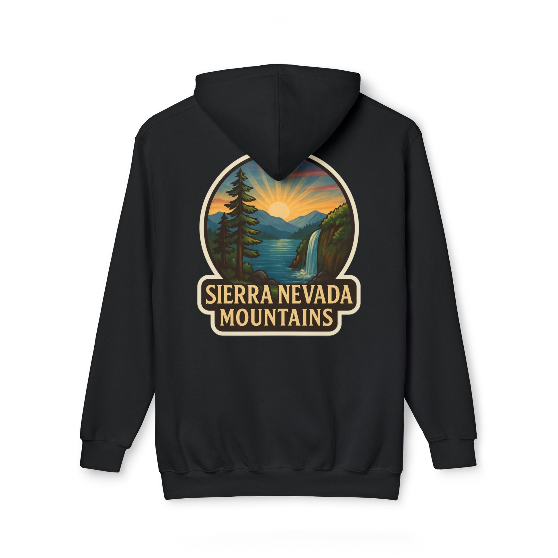 UNISEX Hoodie - Sierra Nevada Mountains Design