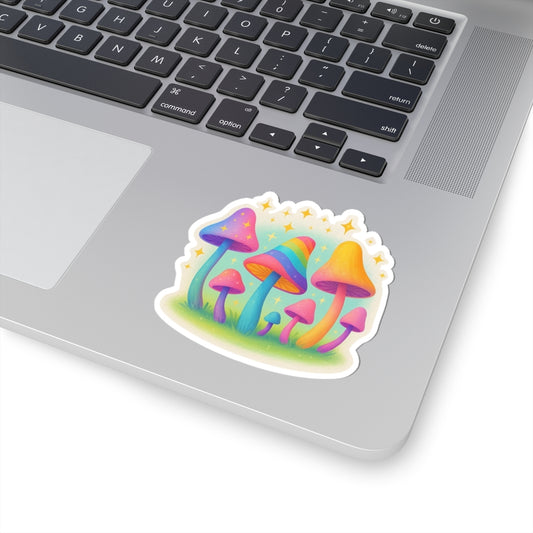 Colorful Mushroom Sticker