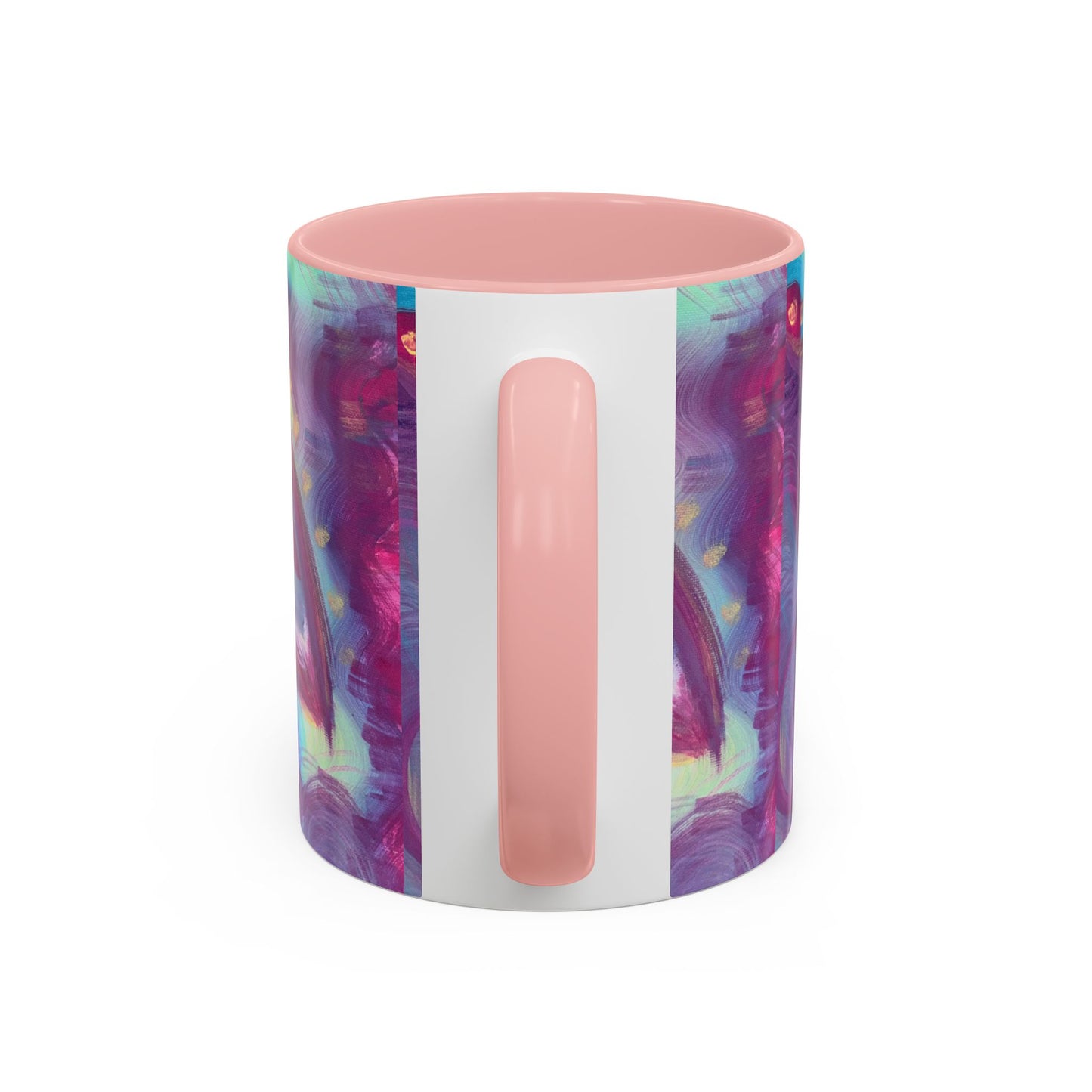 Vibrant Rainbow Accent Coffee Mug - 11oz & 15oz