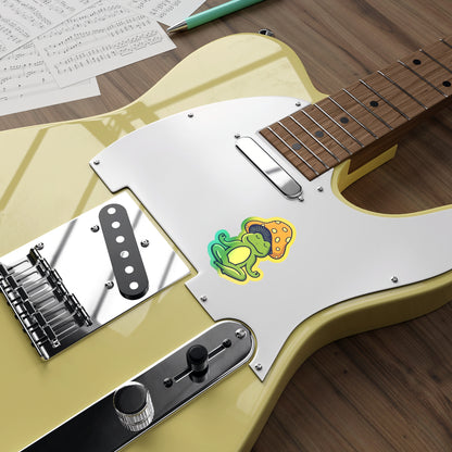 Howi the Meditating Frog - Holo Vinyl Sticker