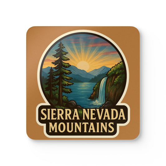 Sierra Nevada Mountains Coaster Set