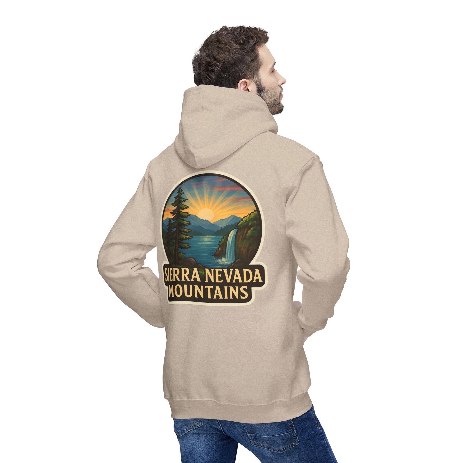 UNISEX Hoodie - Sierra Nevada Mountains Design