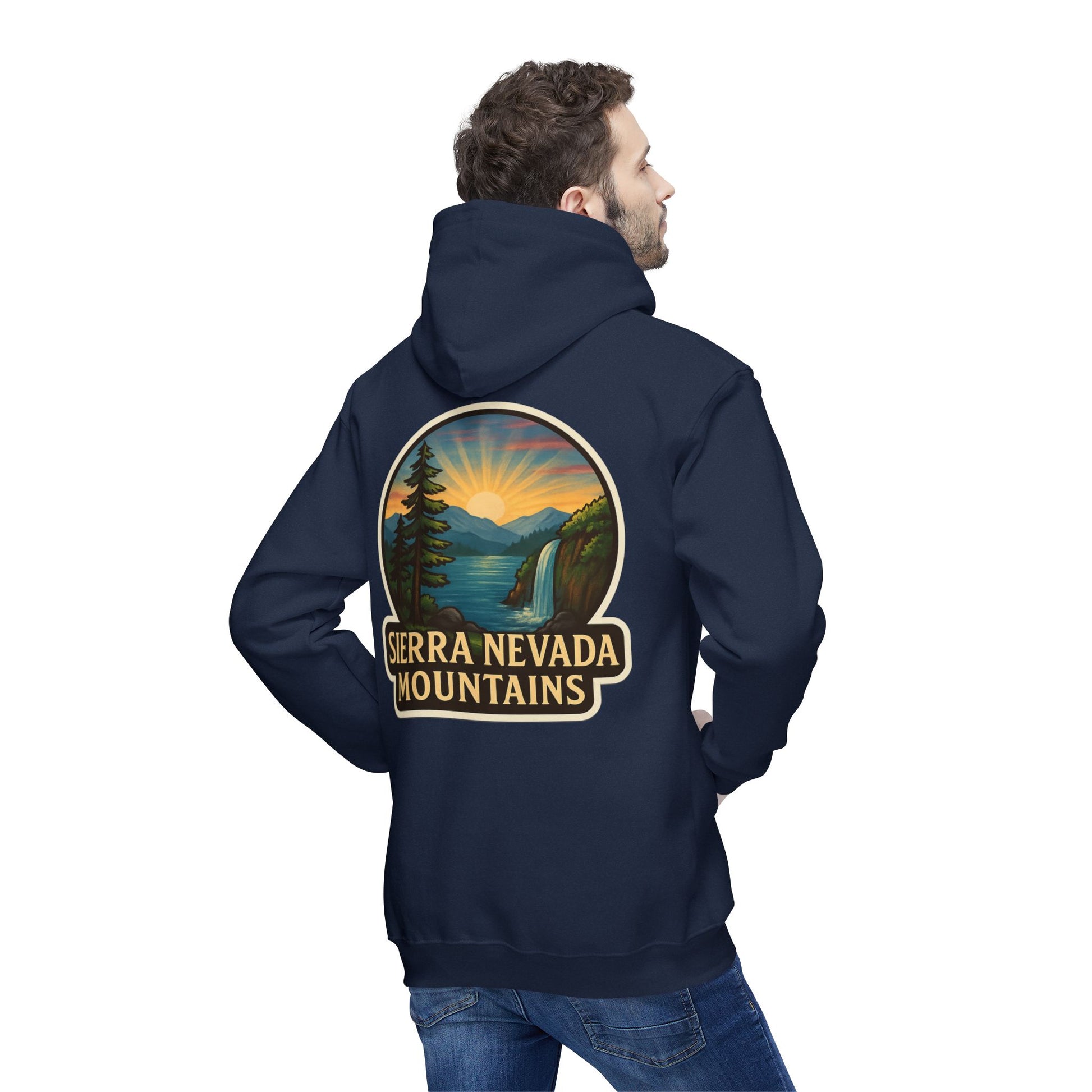 UNISEX Hoodie - Sierra Nevada Mountains Design