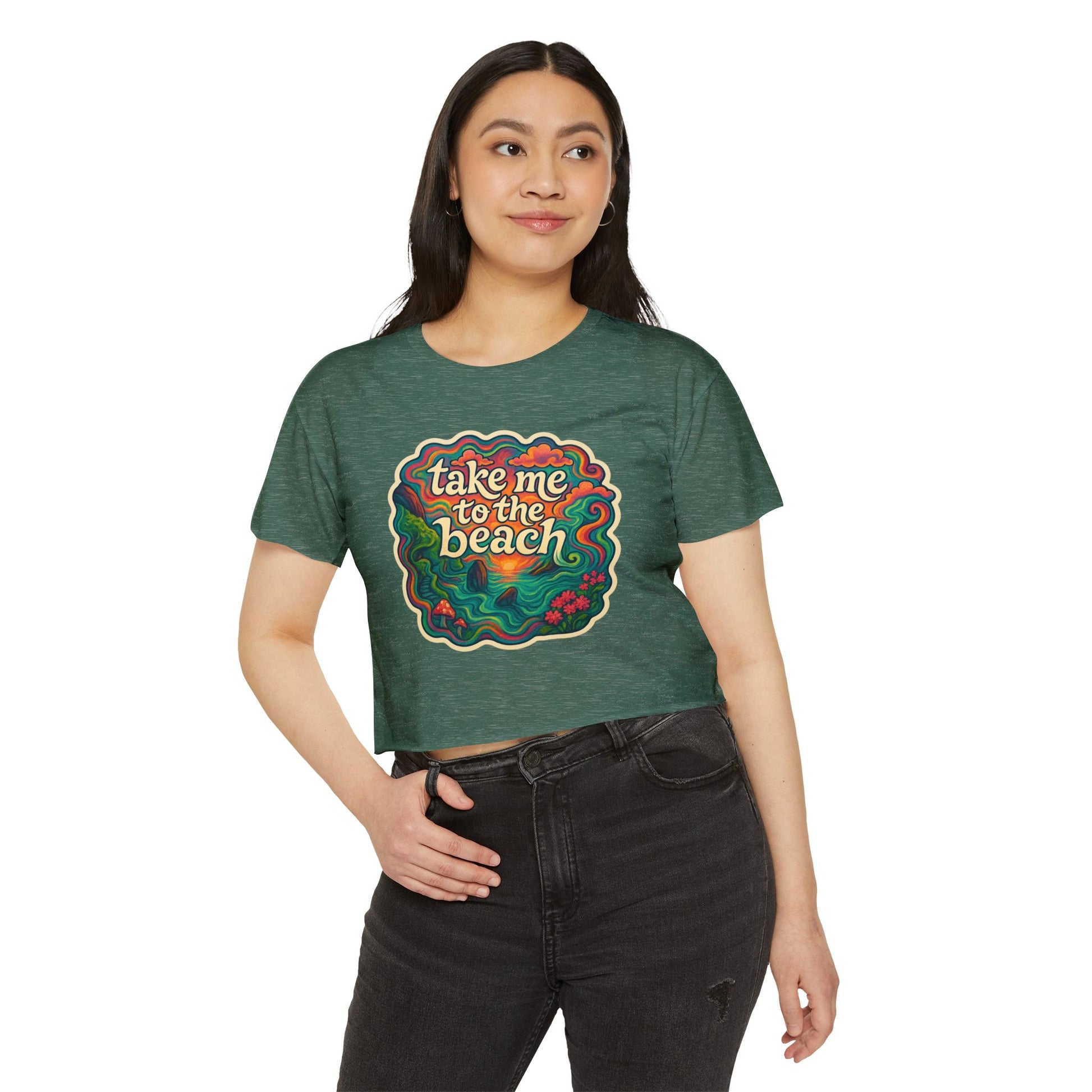 Take Me to the Beach Crop Top