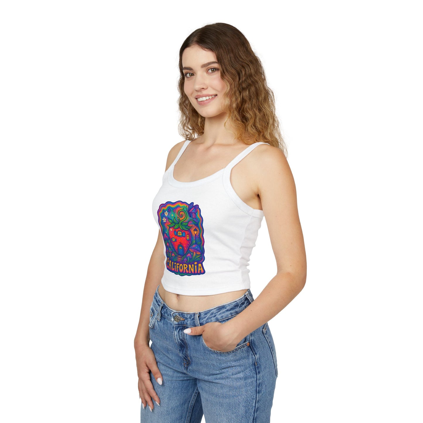 California Strawberry Cottage Tank