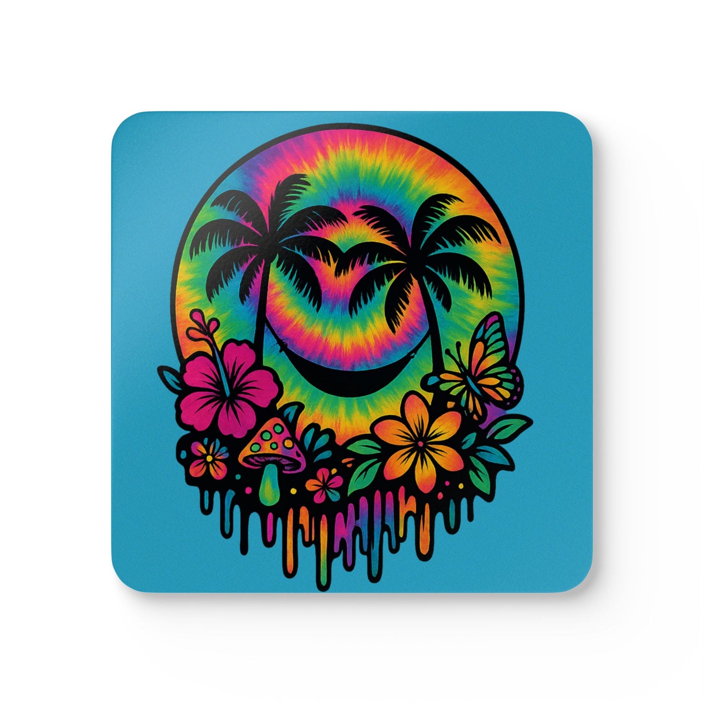 Psychedelic Paradise Coaster Set
