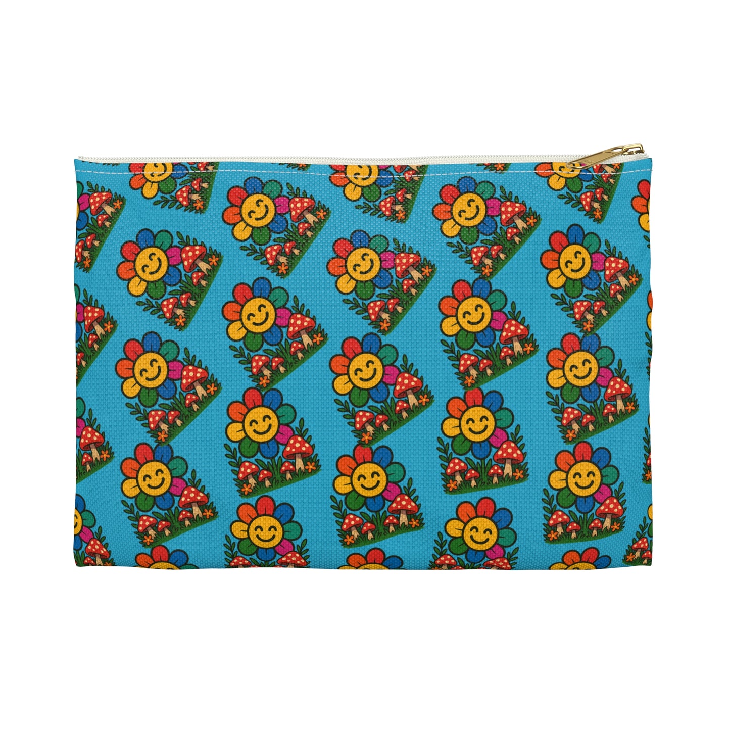 Rainbow Smiley Pouch