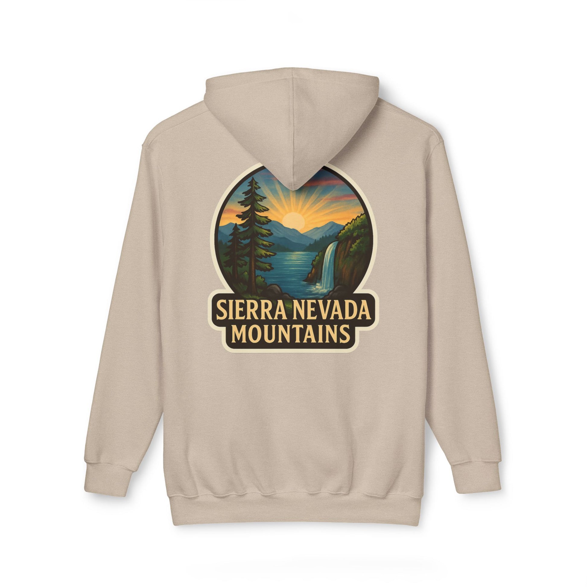 UNISEX Hoodie - Sierra Nevada Mountains Design