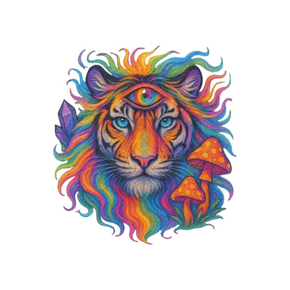 Tiger with Third Eye Sticker