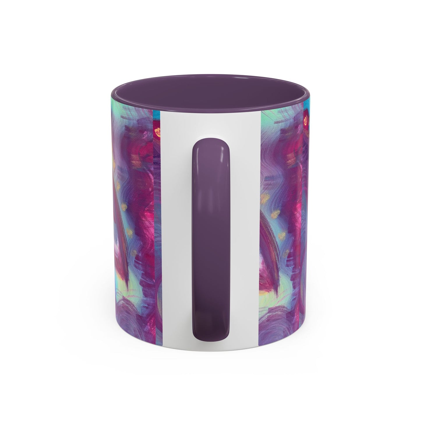 Vibrant Rainbow Accent Coffee Mug - 11oz & 15oz