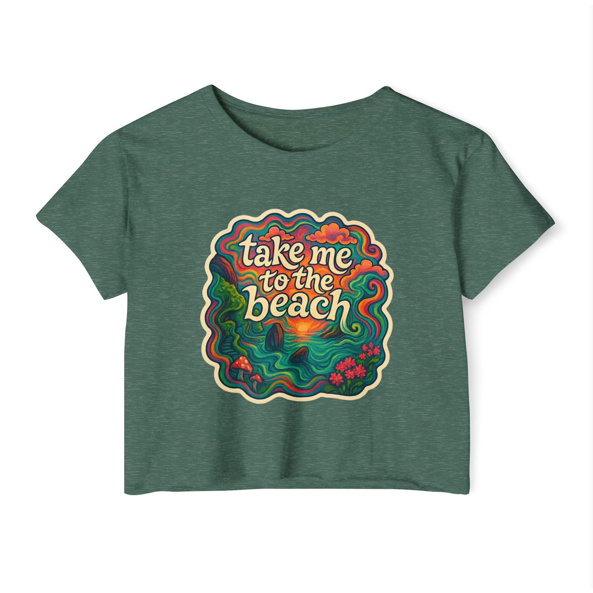Take Me to the Beach Crop Top