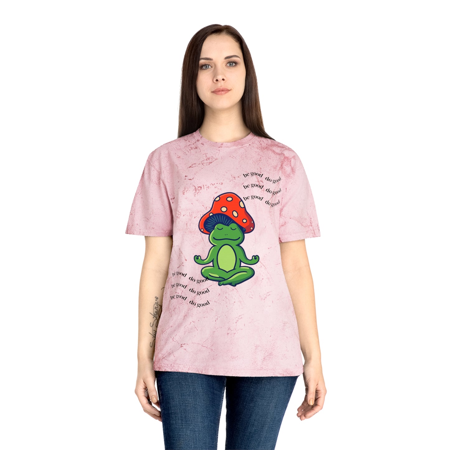 Howi the Meditating Frog Tee - "Be Good, Do Good"