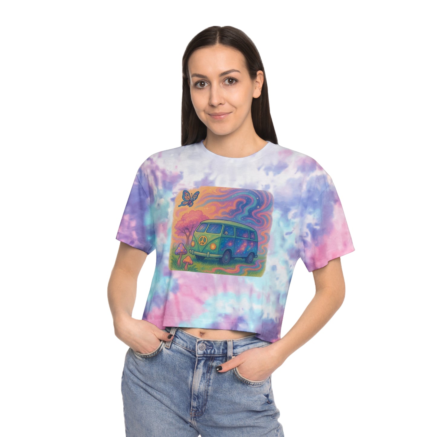 Women's Tie-Dye Crop Tee