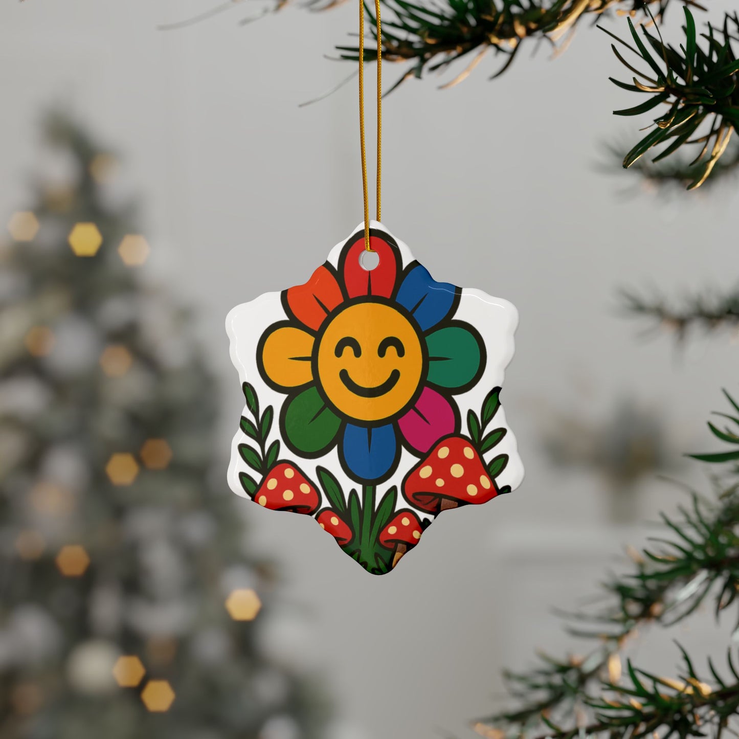 Trippy Hippie Ornament Set