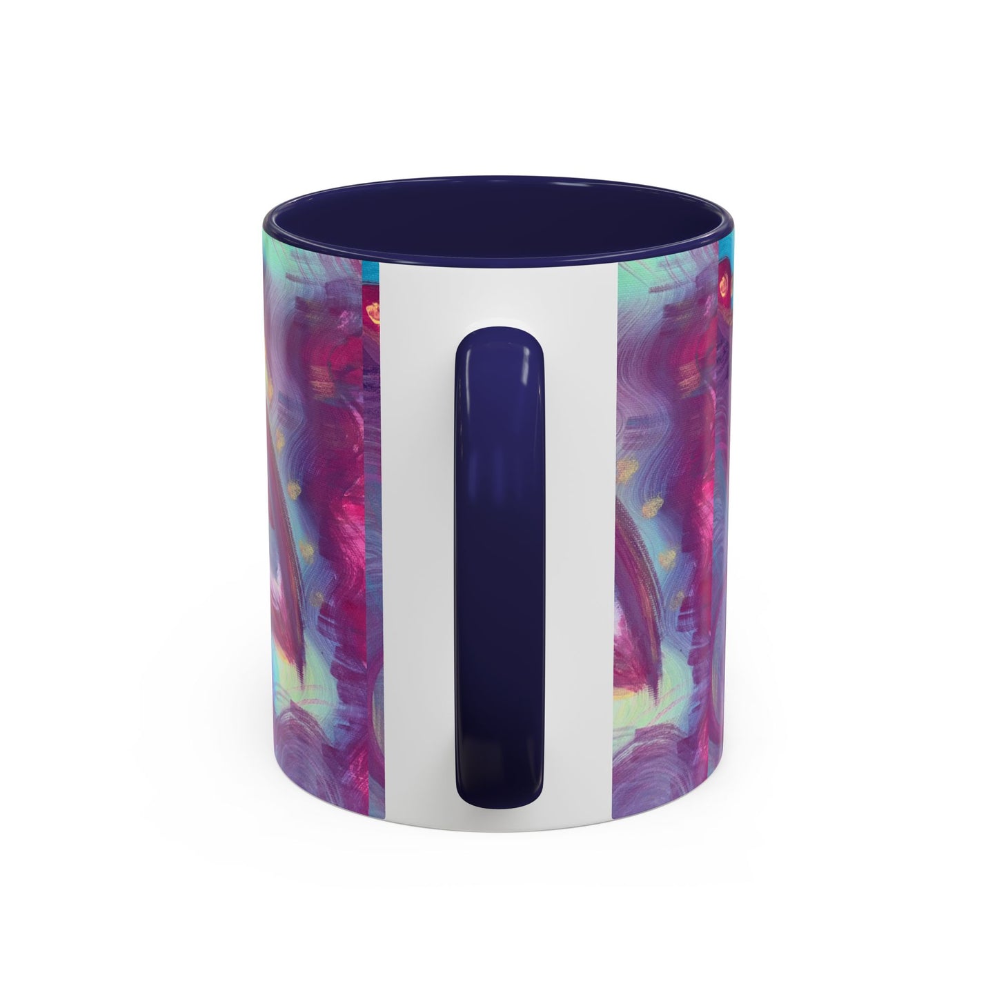 Vibrant Rainbow Accent Coffee Mug - 11oz & 15oz