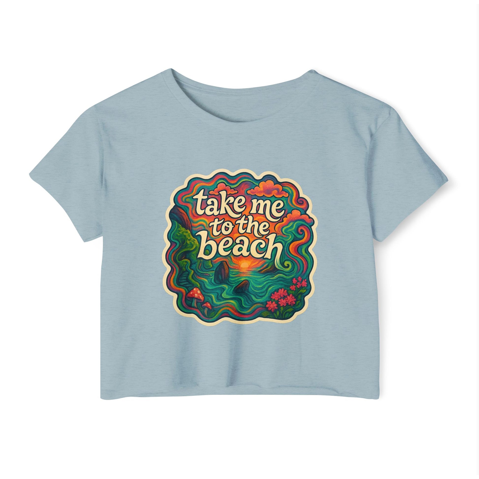 Take Me to the Beach Crop Top