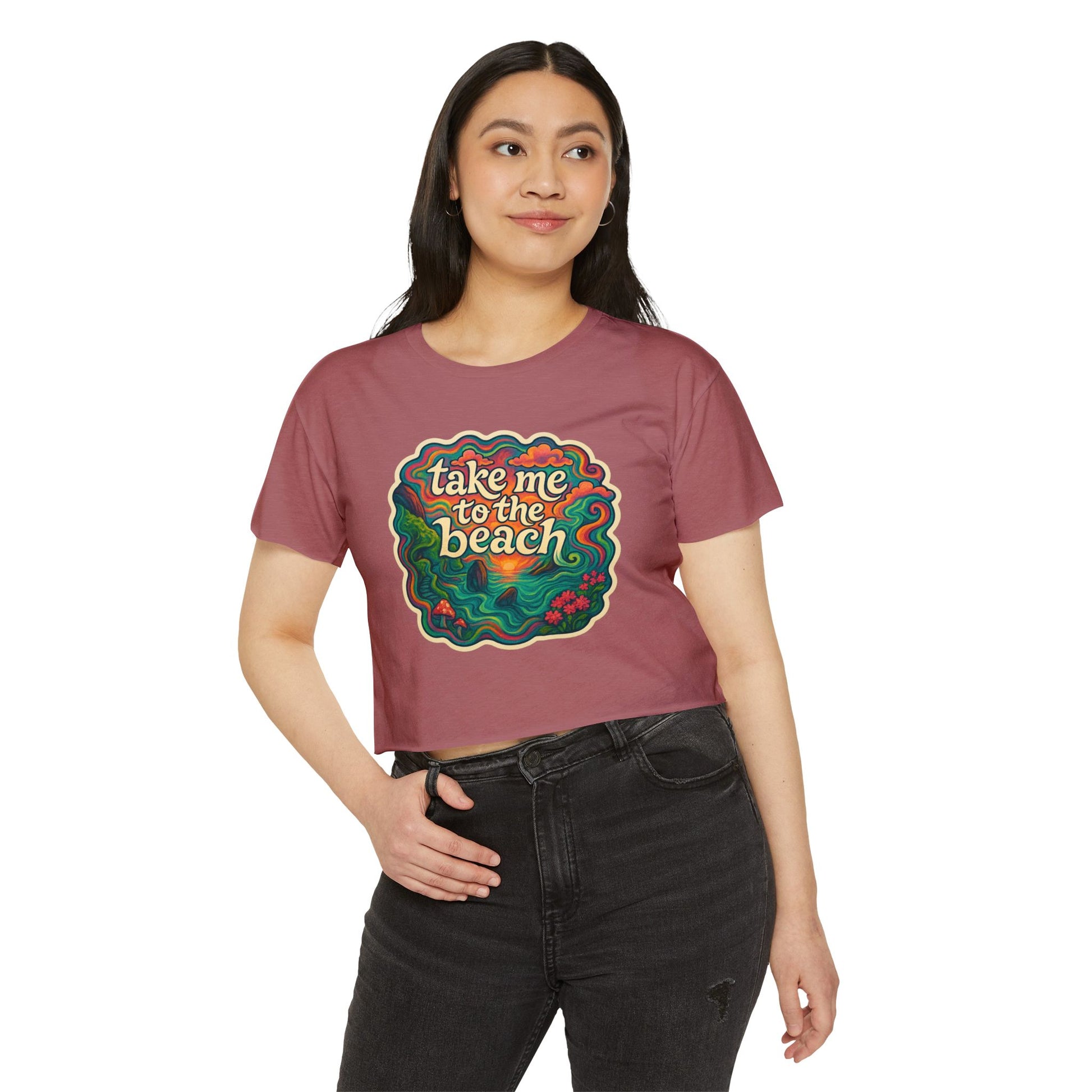 Take Me to the Beach Crop Top