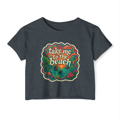 Take Me to the Beach Crop Top