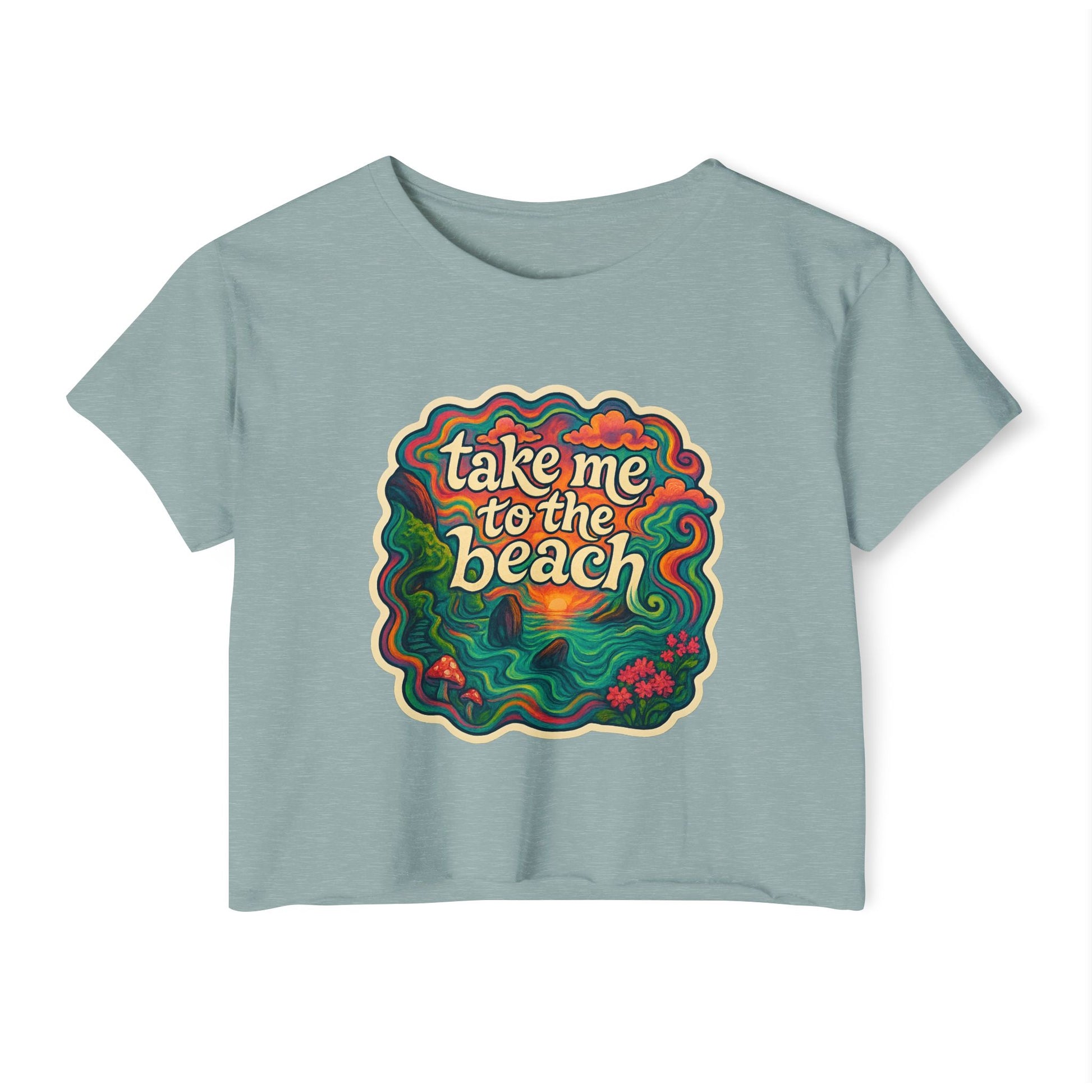 Take Me to the Beach Crop Top