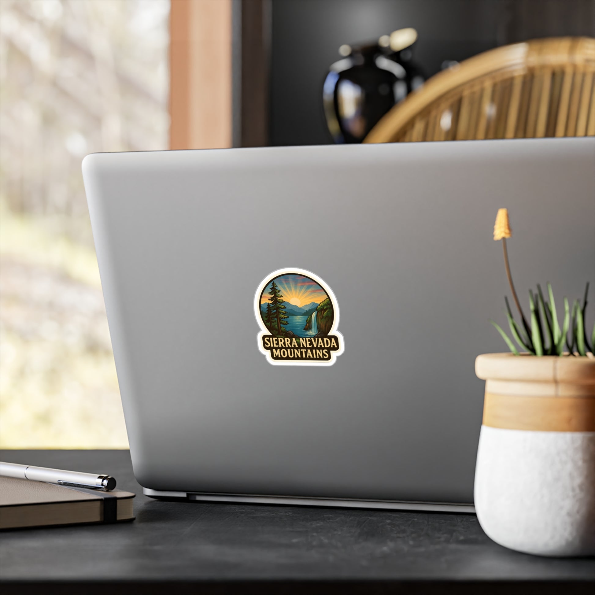 Sierra Nevada Mountains Kiss-Cut Vinyl Decals